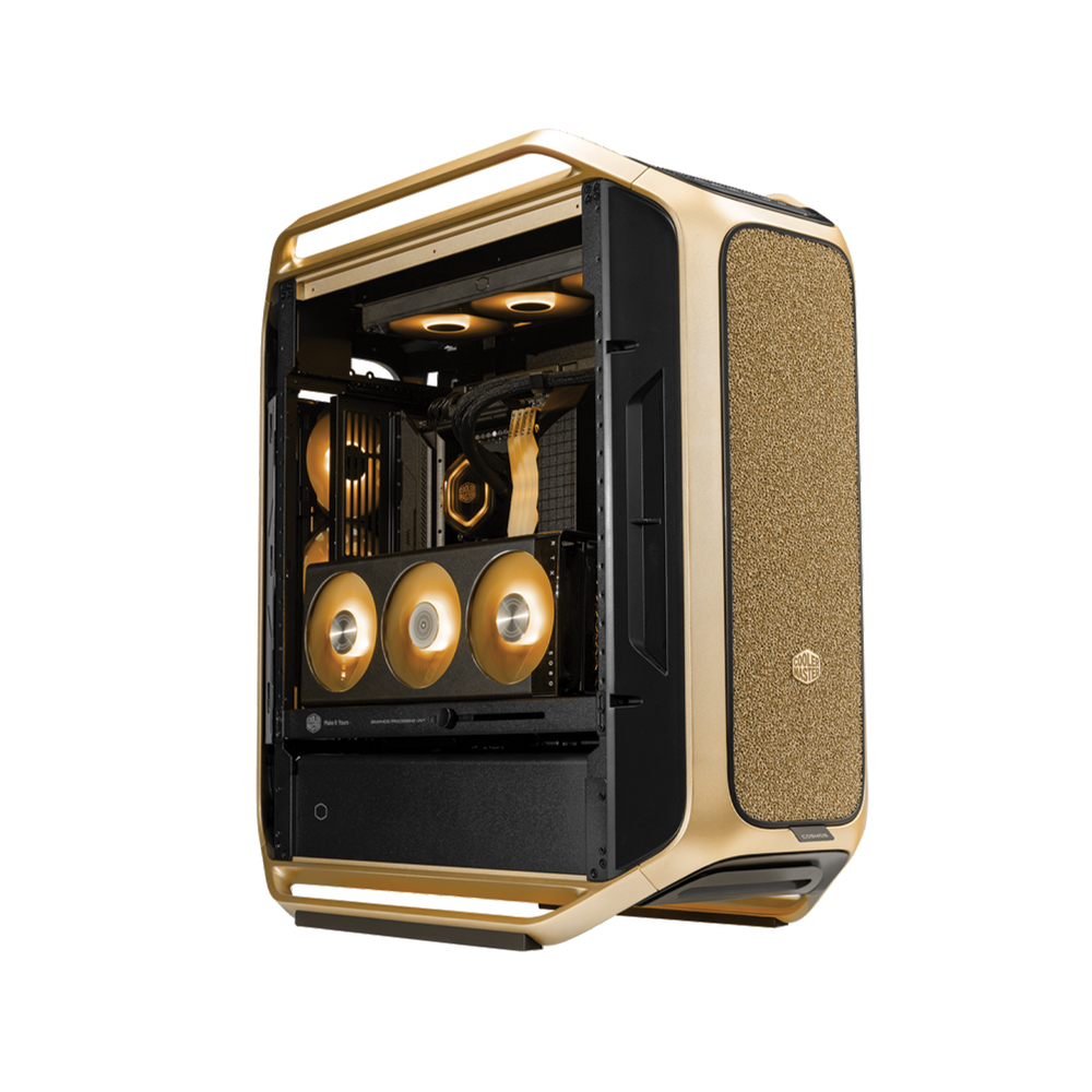 case coolermaster Cosmos Alpha Gold  (C700-GGNN-S00) LOGO MẠ VÀNG