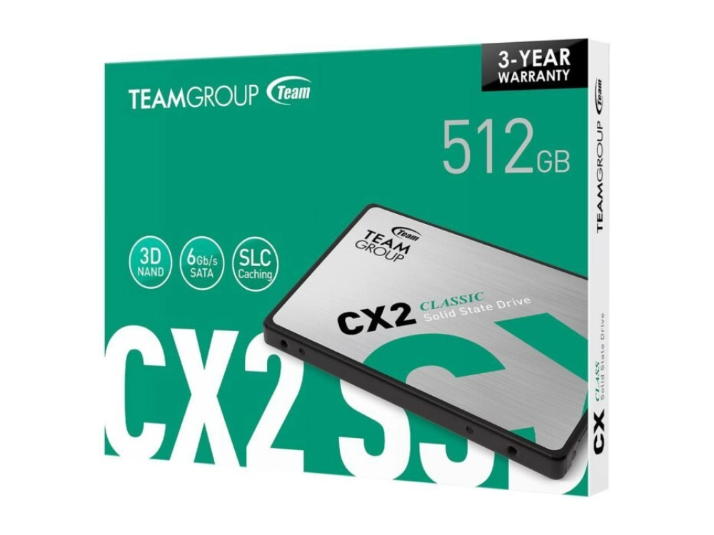 Ssd Teamgroup Cx2 512G Sata Iii 