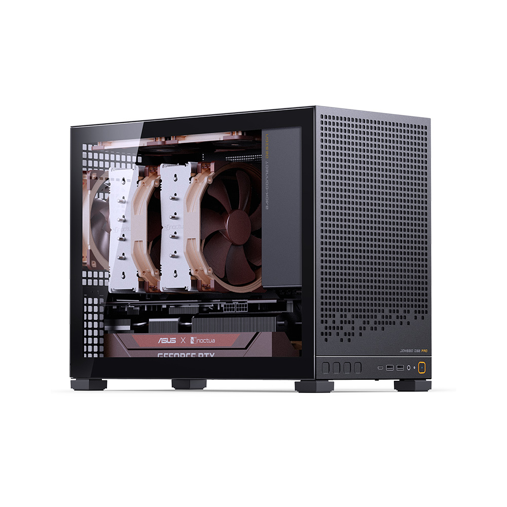 Vỏ Case Jonsbo D32 Pro Black (M-ATX  ITX, Màu Đen)