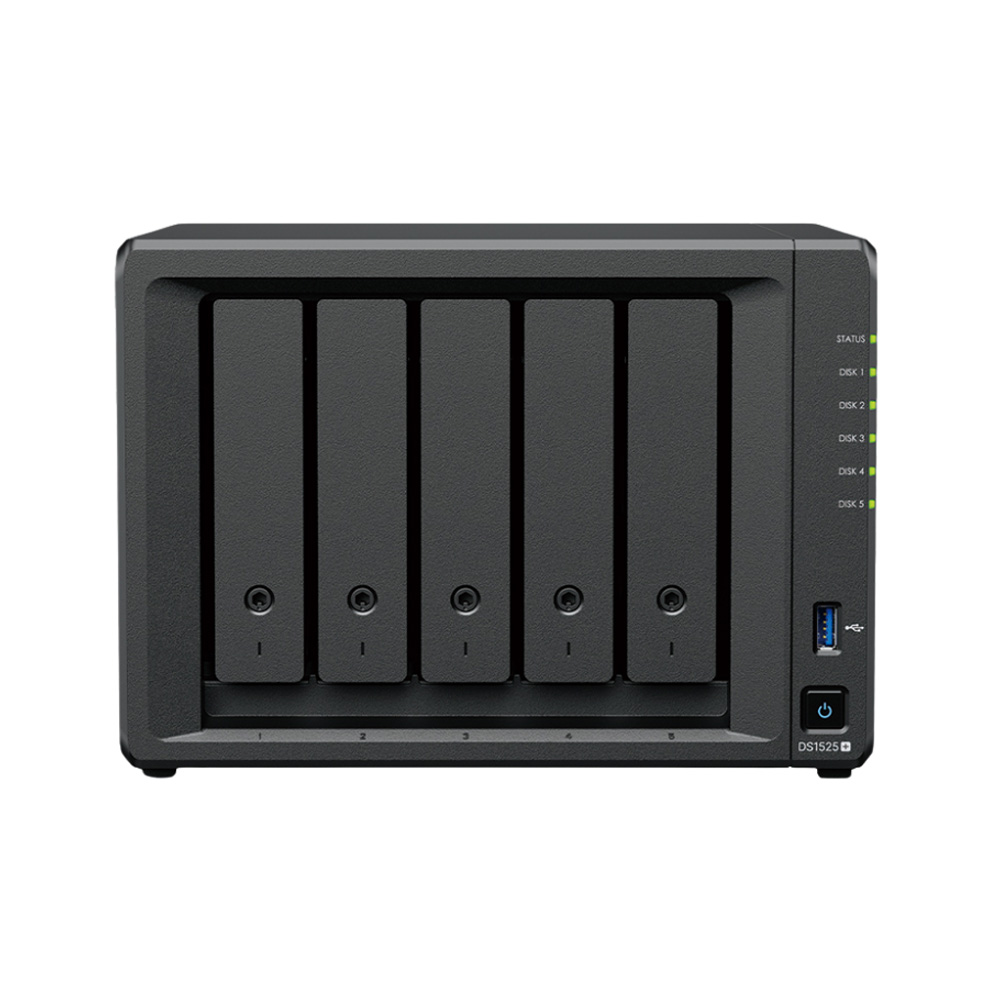 Thiết bị lưu trữ NAS Synology DS1525+ ( chỉ tương thích ổ Synology )