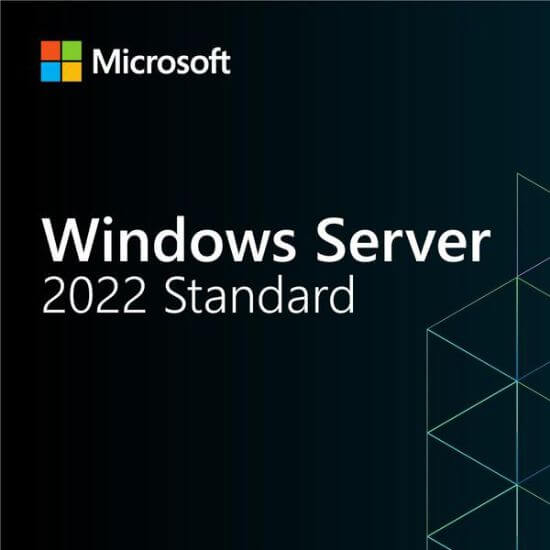 Windows Svr Std 2022 64Bit English 1pk DSP OEI DVD 16 Core