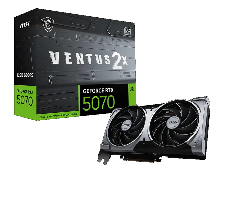 VGA MSI GeForce RTX™ 5070 12G VENTUS 2X OC