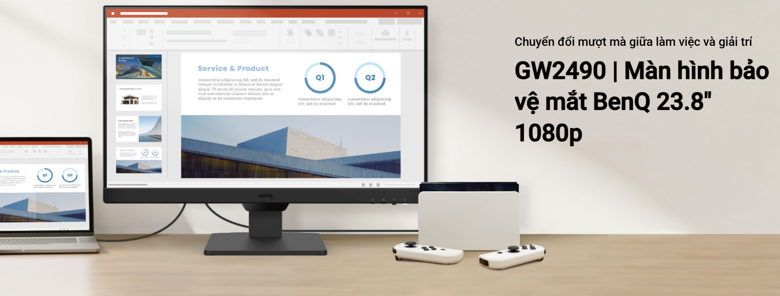 Màn Hình BenQ GW2490 24 Inch FHD IPS 100Hz