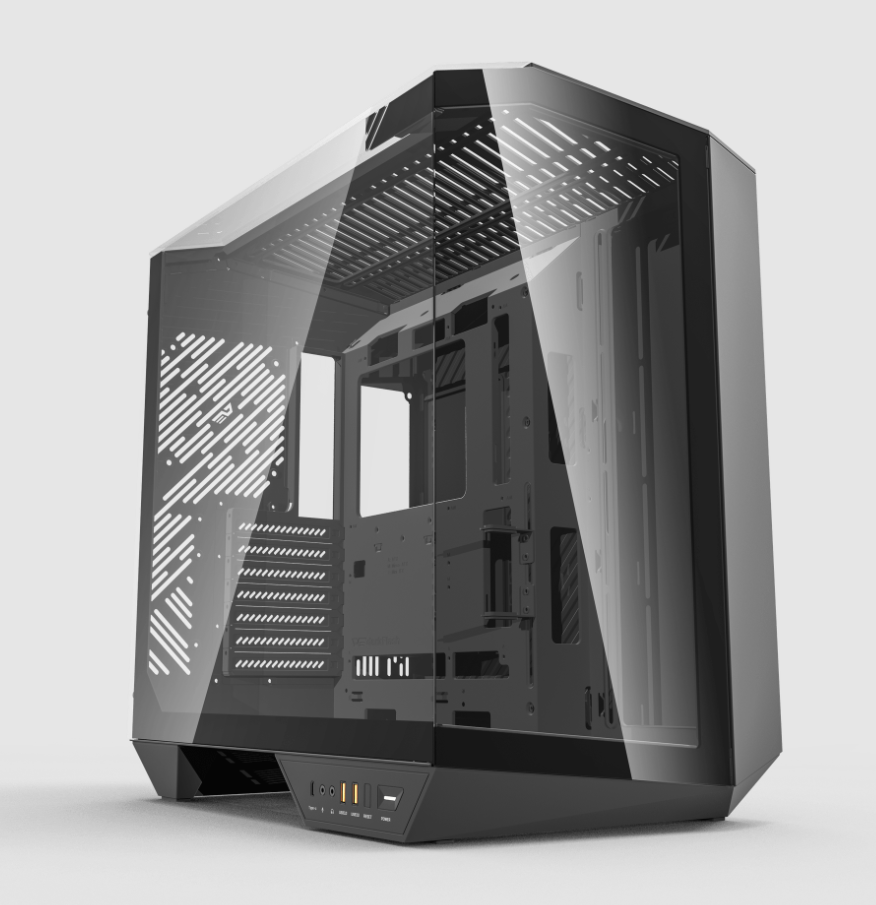 CASE PC ATX DARKFLASH DY470 Black & White