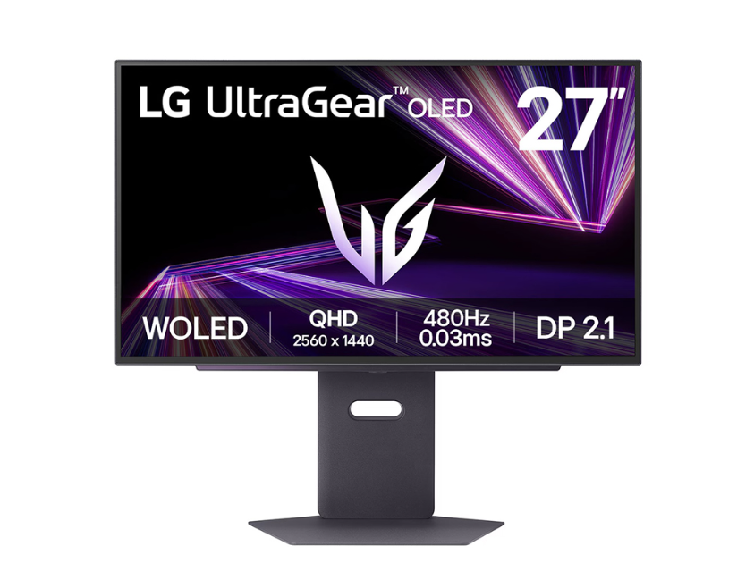 Màn hình chơi game LG UltraGear™ OLED 27-inch QHD 480Hz | 0.03ms (GtG), DP 2.1, DisplayHDR True Black 400