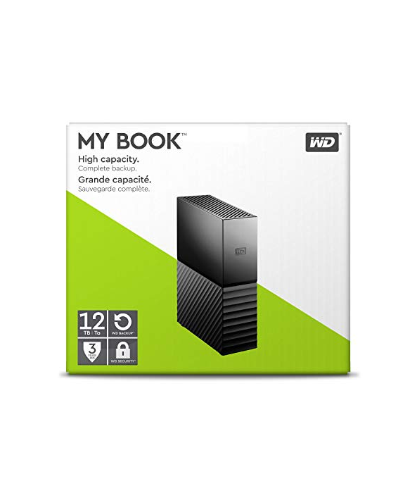 Ổ cứng di động HDD WD My Book 12TB USB 3.0 - (Đen)