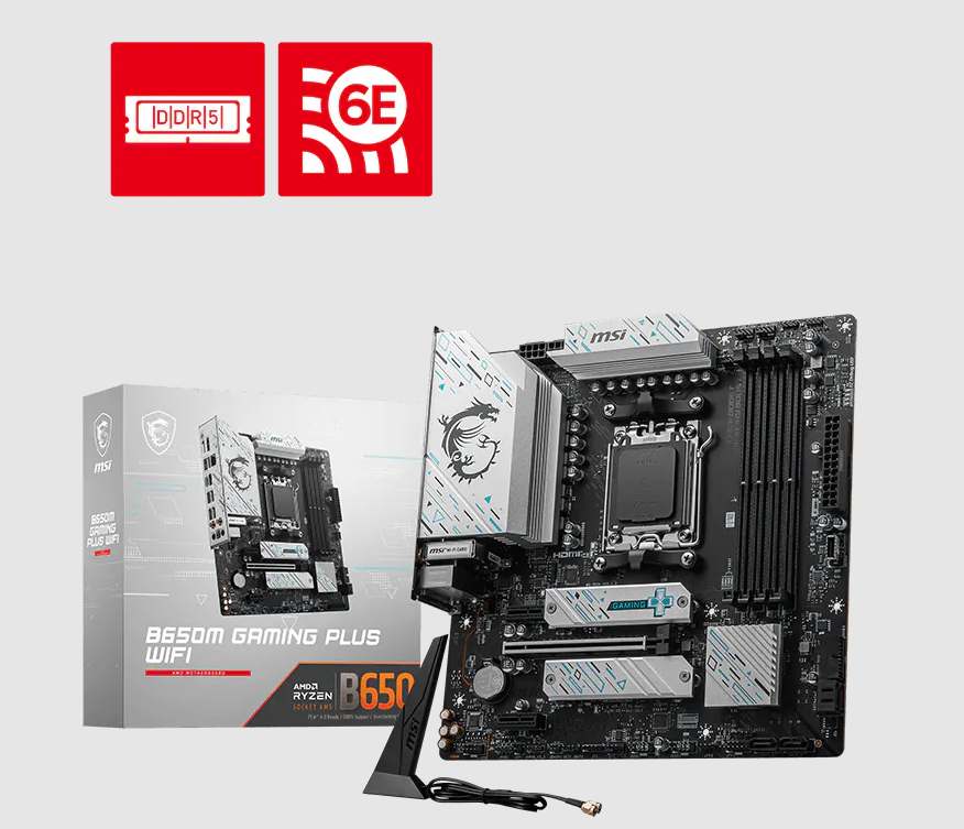 Motherboards MSI B650M GAMING PLUS WIFI DDR5